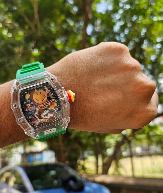 Richard Mille RM 88 Tourbillion Smiley (Limited Edition) Green Strap