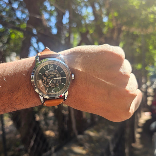 Fossil me3263 Heritage Automatic Green Dial