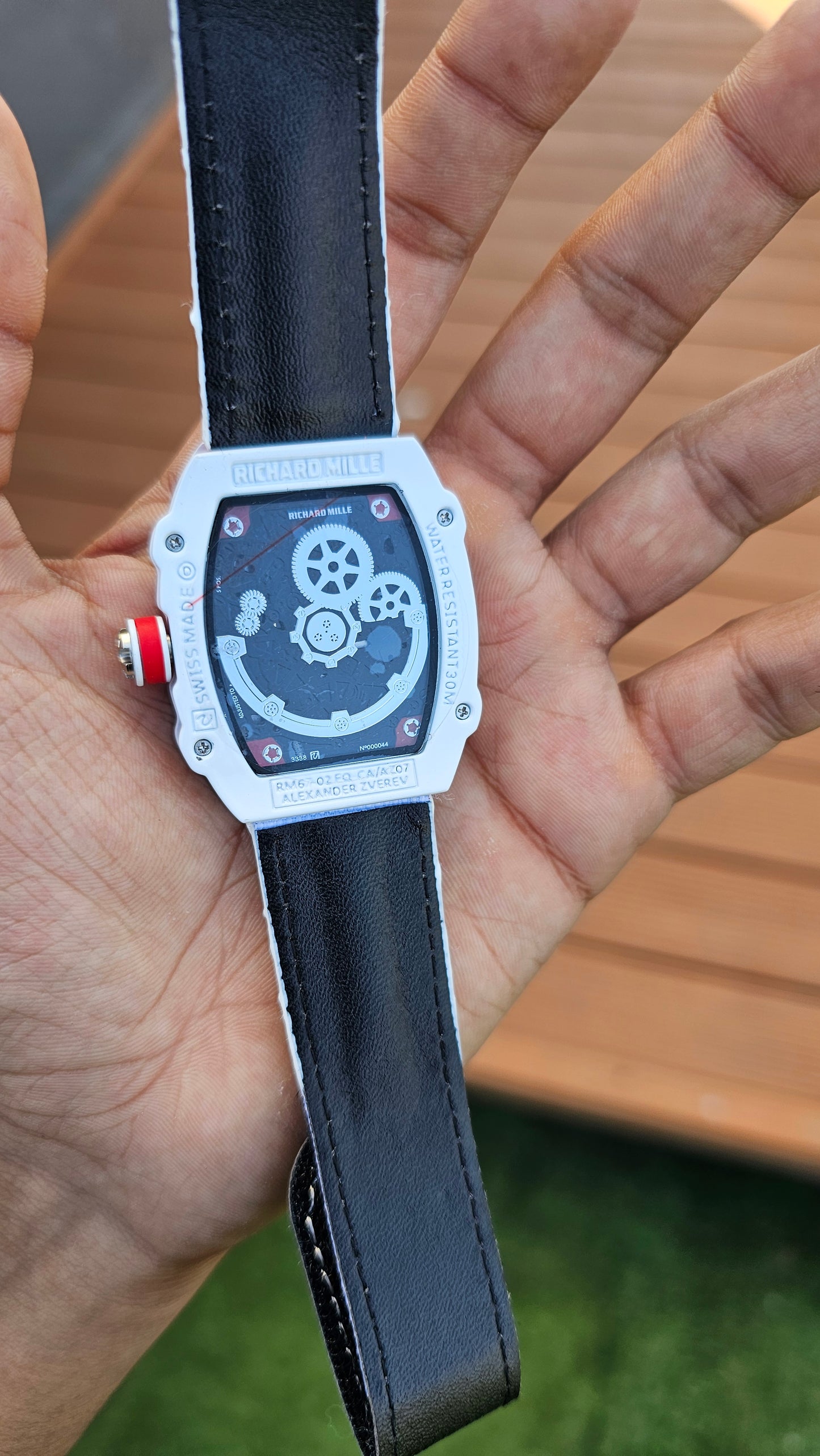 Richard Mille RM 67-02 White Dial White Strap