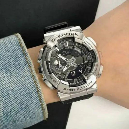 G-SHOCK Stainless Steel Silver Round Watch