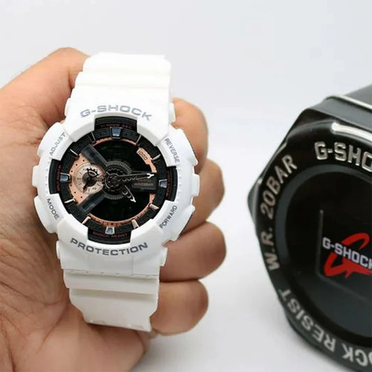 G-SHOCK White Rubber Watch