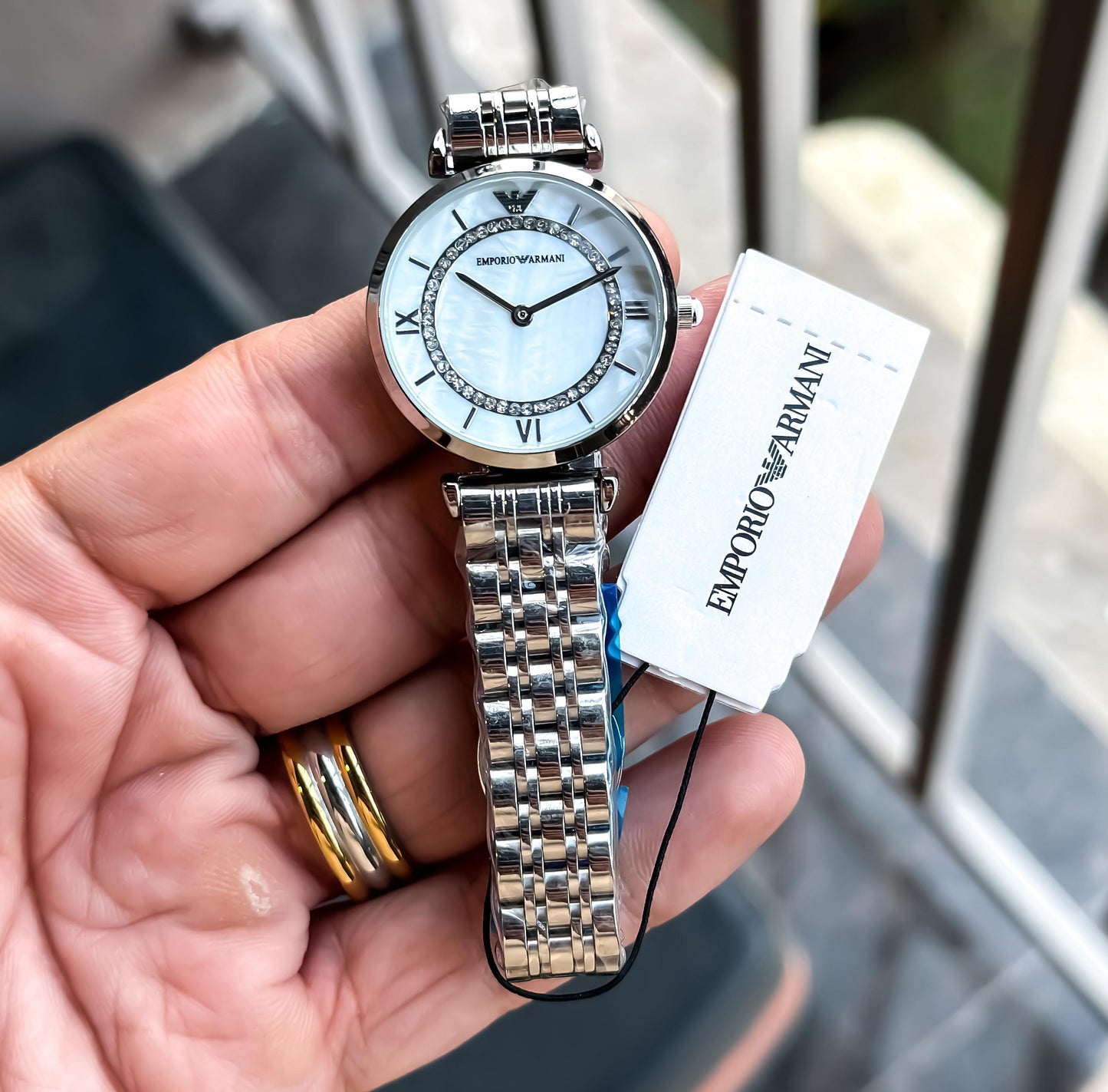 Emporio Armani Stainless Steel Watch For HER