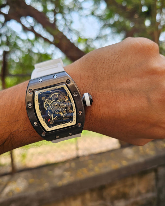 Richard Mille RM 055 Bubba Watson White Strap