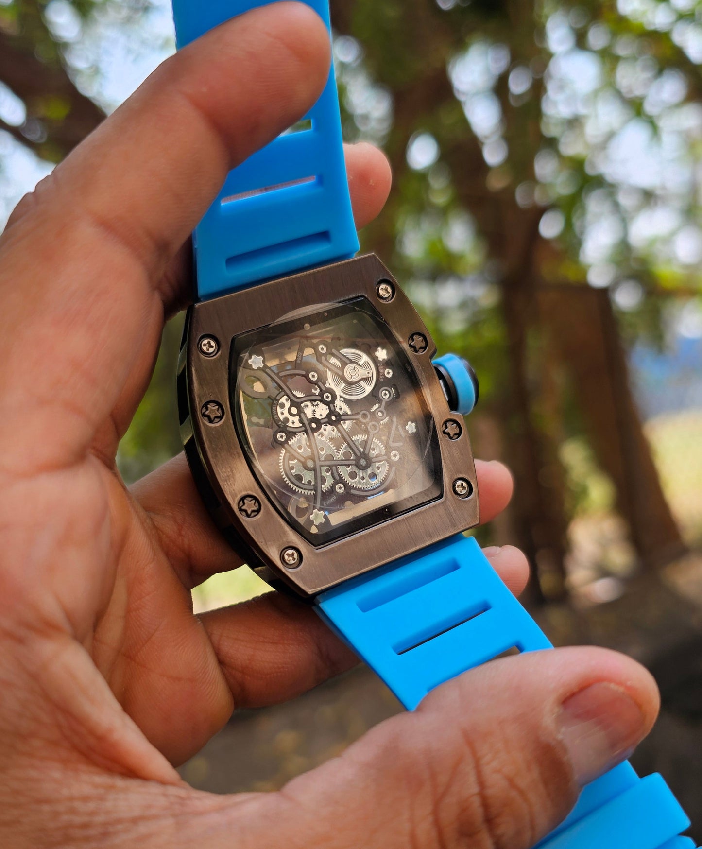 Richard Mille RM 055 Bubba Watson Blue Strap