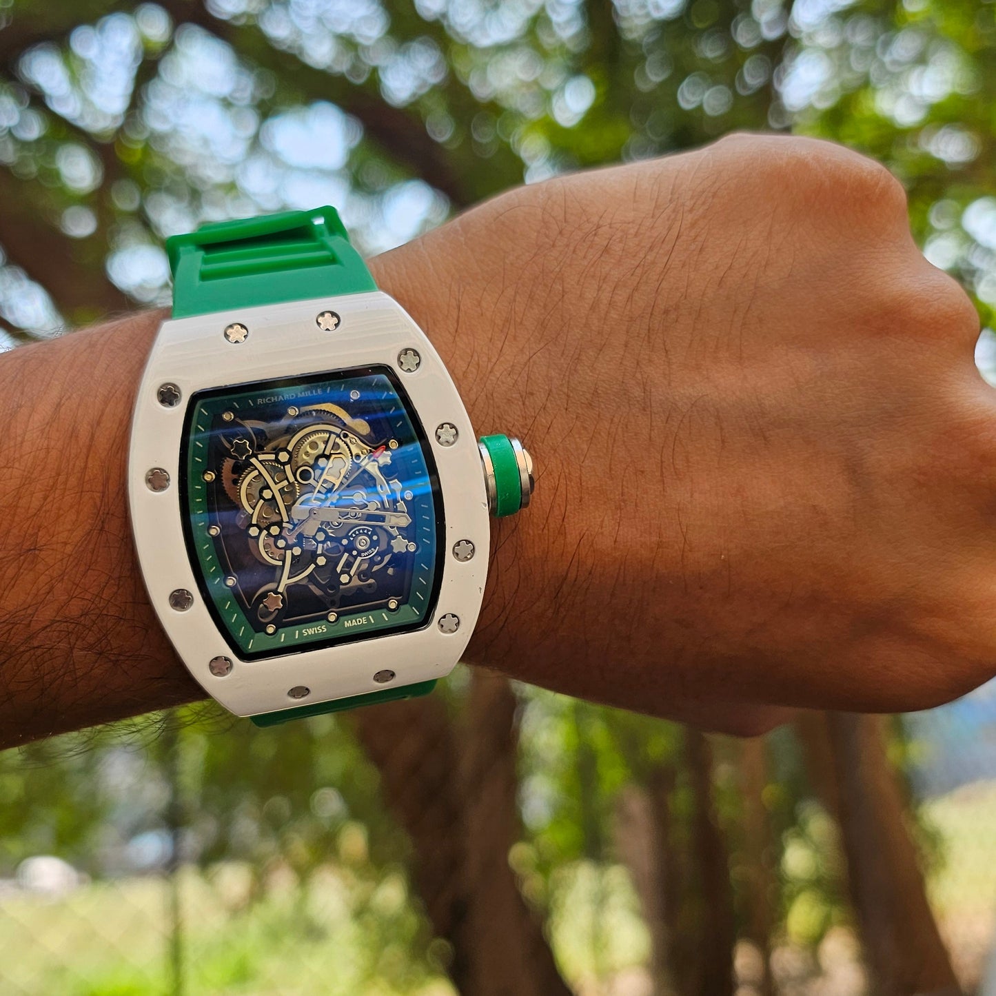 Richard Mille RM 055 Bubba Watson Green Strap