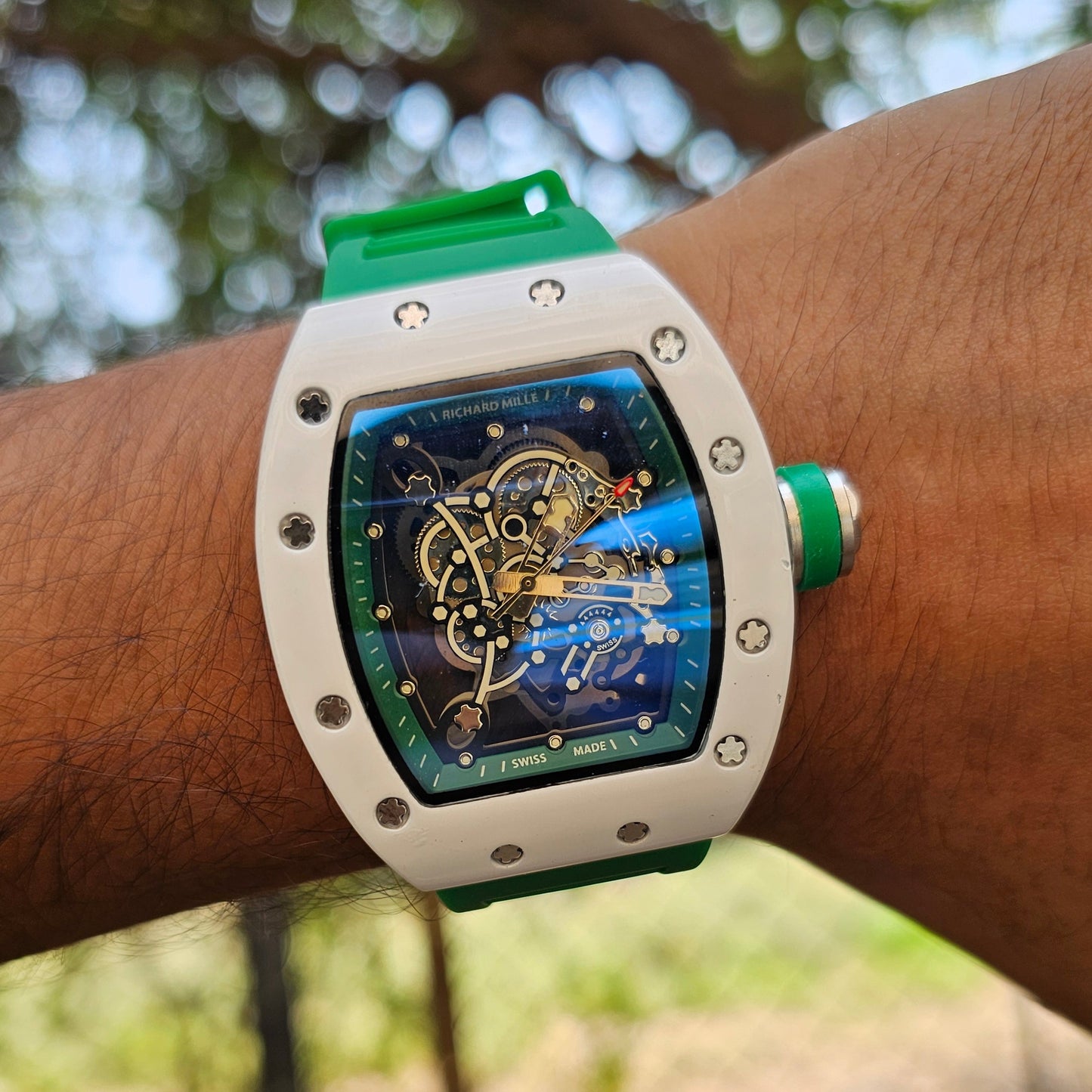 Richard Mille RM 055 Bubba Watson Green Strap