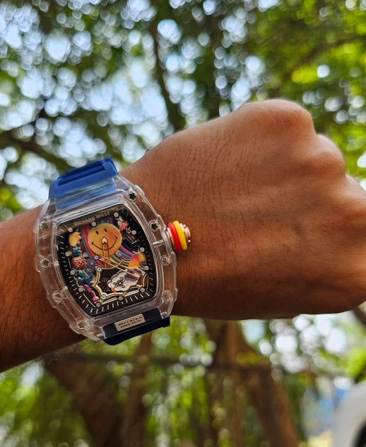 Richard Mille RM 88 Tourbillion Smiley (Limited Edition) Navy Blue Strap