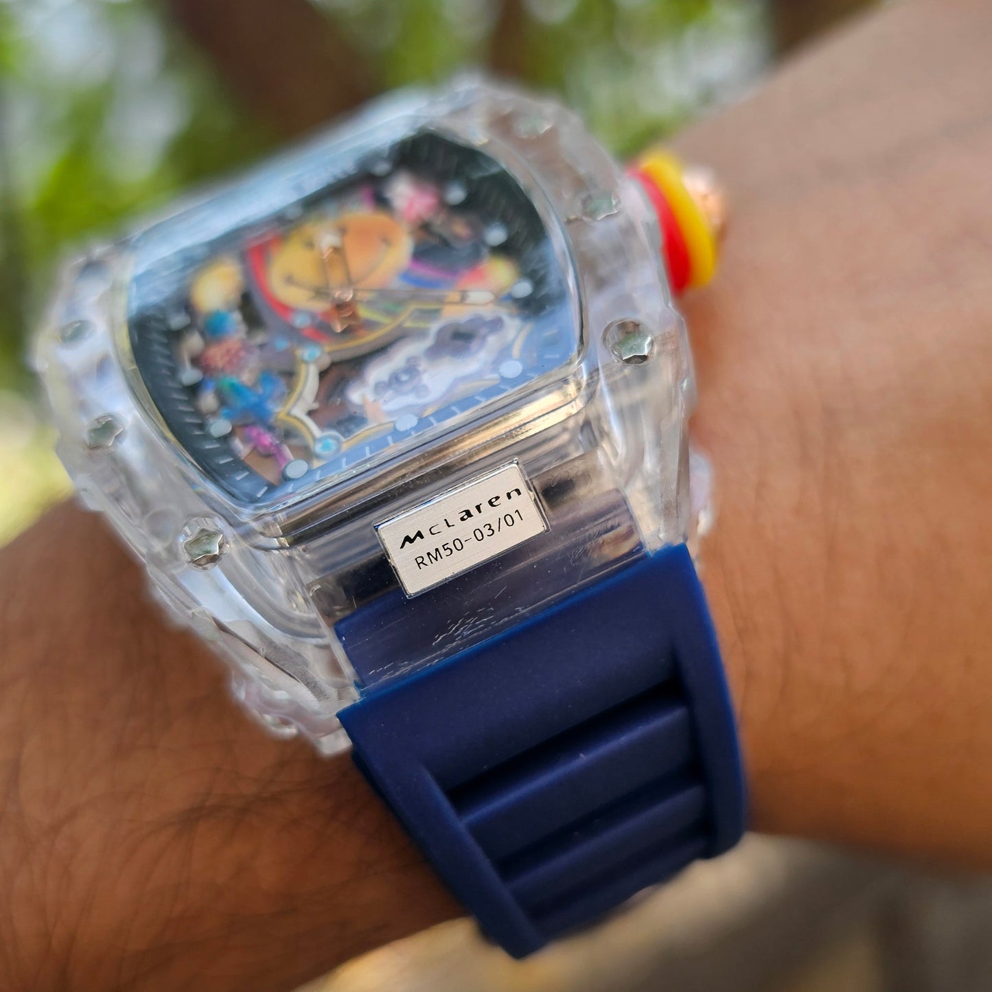 Richard Mille RM 88 Tourbillion Smiley (Limited Edition) Navy Blue Strap