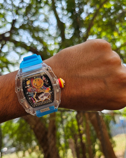 Richard Mille RM 88 Tourbillion Smiley (Limited Edition) Sky Blue Strap
