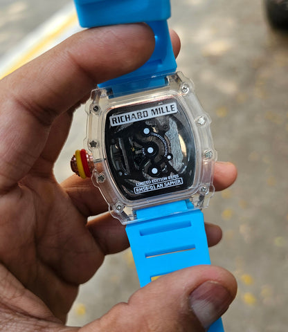 Richard Mille RM 88 Tourbillion Smiley (Limited Edition) Sky Blue Strap