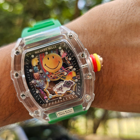 Richard Mille RM 88 Tourbillion Smiley (Limited Edition) Green Strap