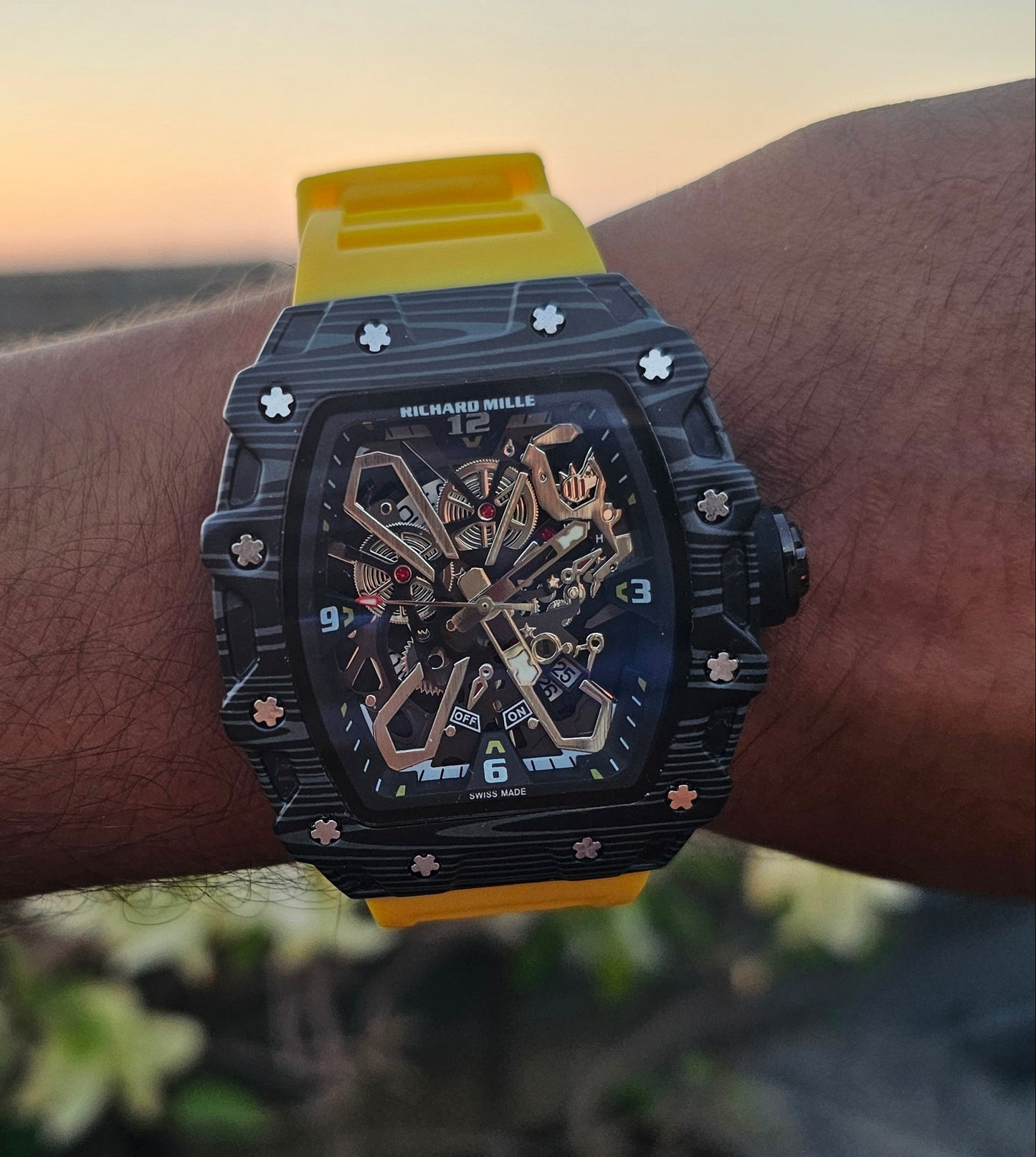 Richard Mille RM35-02 Rafael Nadal Yellow Strap
