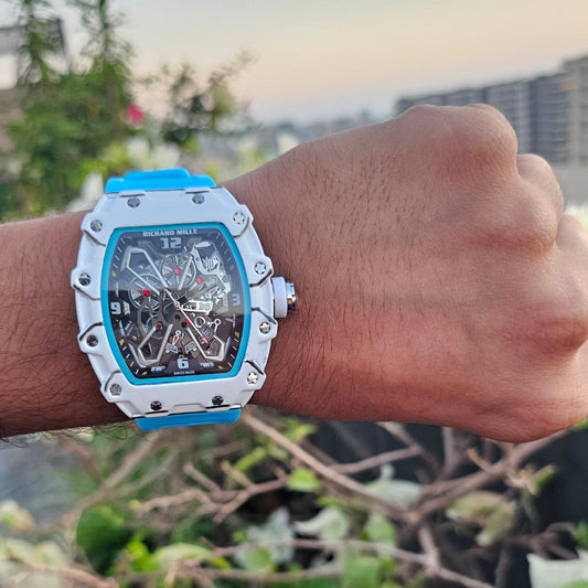 Richard Mille RM35-02 Rafael Nadal Ice Blue Strap