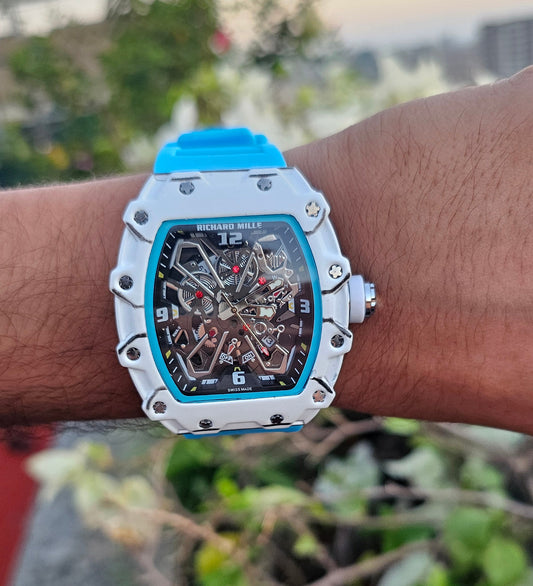 Richard Mille RM35-02 Rafael Nadal Ice Blue Strap