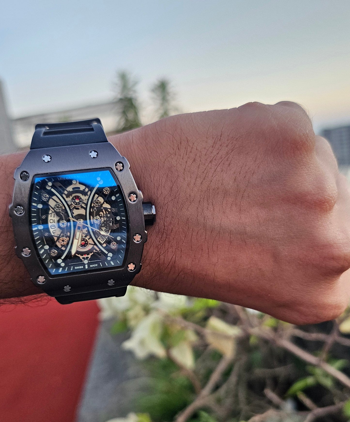 Richard Mille RM 035 Skeleton Black Strap