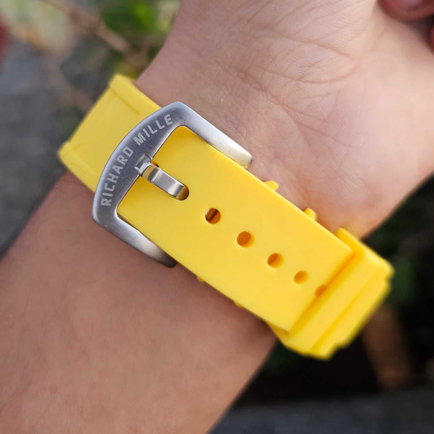 Richard Mille RM 035 Skeleton Yellow Strap