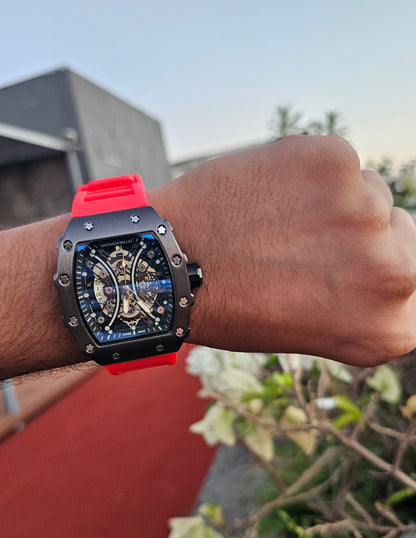 Richard Mille RM 035 Skeleton Red Strap