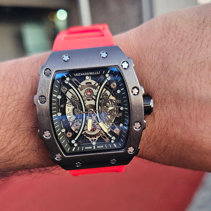 Richard Mille RM 035 Skeleton Red Strap