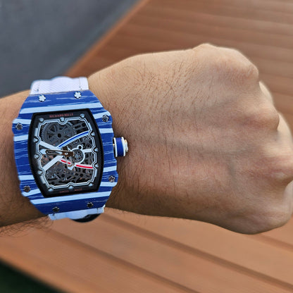 Richard Mille RM 67-02 Blue Dial White Strap