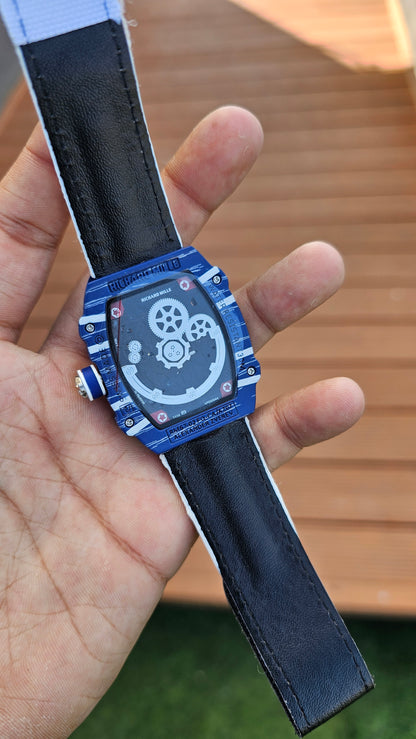 Richard Mille RM 67-02 Blue Dial White Strap