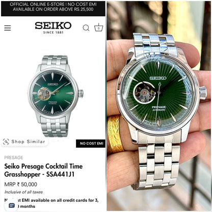 Seiko Presage Cocktail Time Grasshopper Automatic