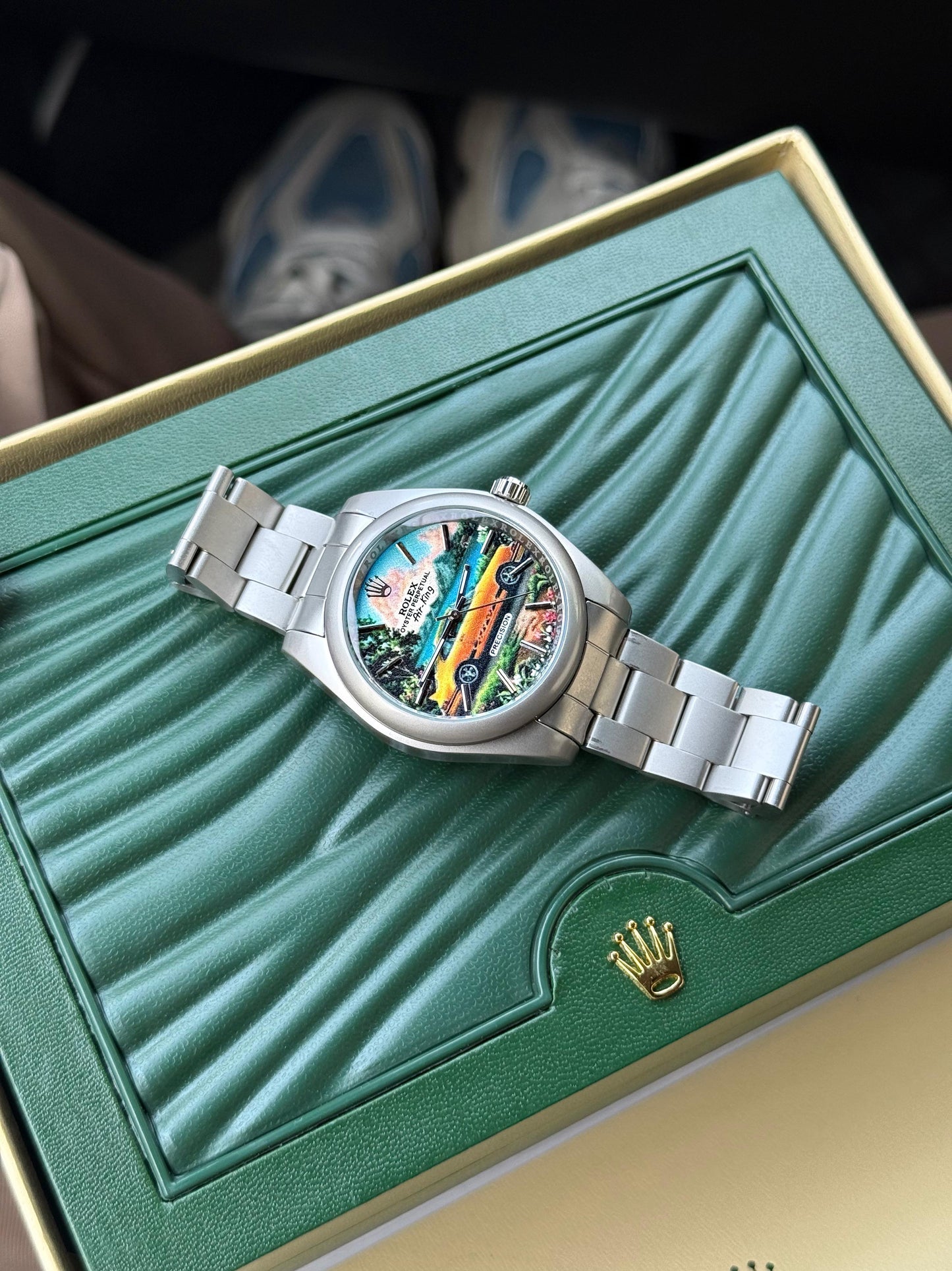 Rolex Custom Hand Painted 911 Porsche