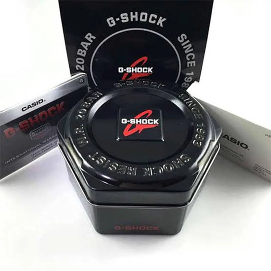 G-SHOCK Black Silver Metal silicon Watch
