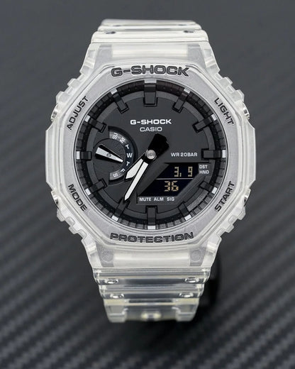 G-SHOCK GA-2100SKE-7ADR Transparent Black dial watch