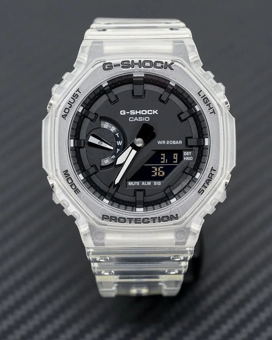 G-SHOCK GA-2100SKE-7ADR Transparent Black dial watch