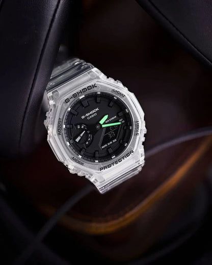 G-SHOCK GA-2100SKE-7ADR Transparent Black dial watch