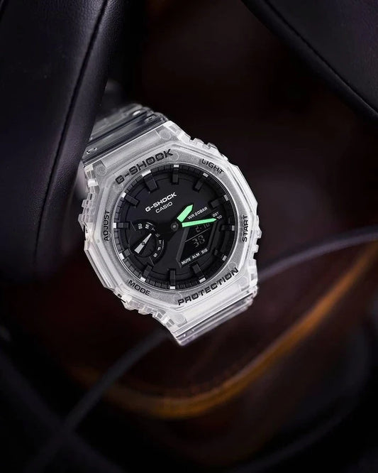 G-SHOCK GA-2100SKE-7ADR Transparent Black dial watch