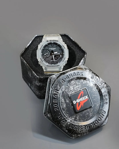 G-SHOCK GA-2100SKE-7ADR Transparent Black dial watch