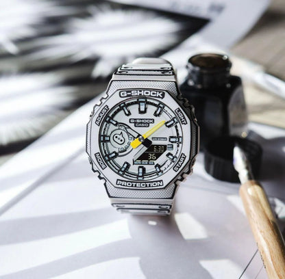 G-SHOCK Gm2100 Manga edition White Watch
