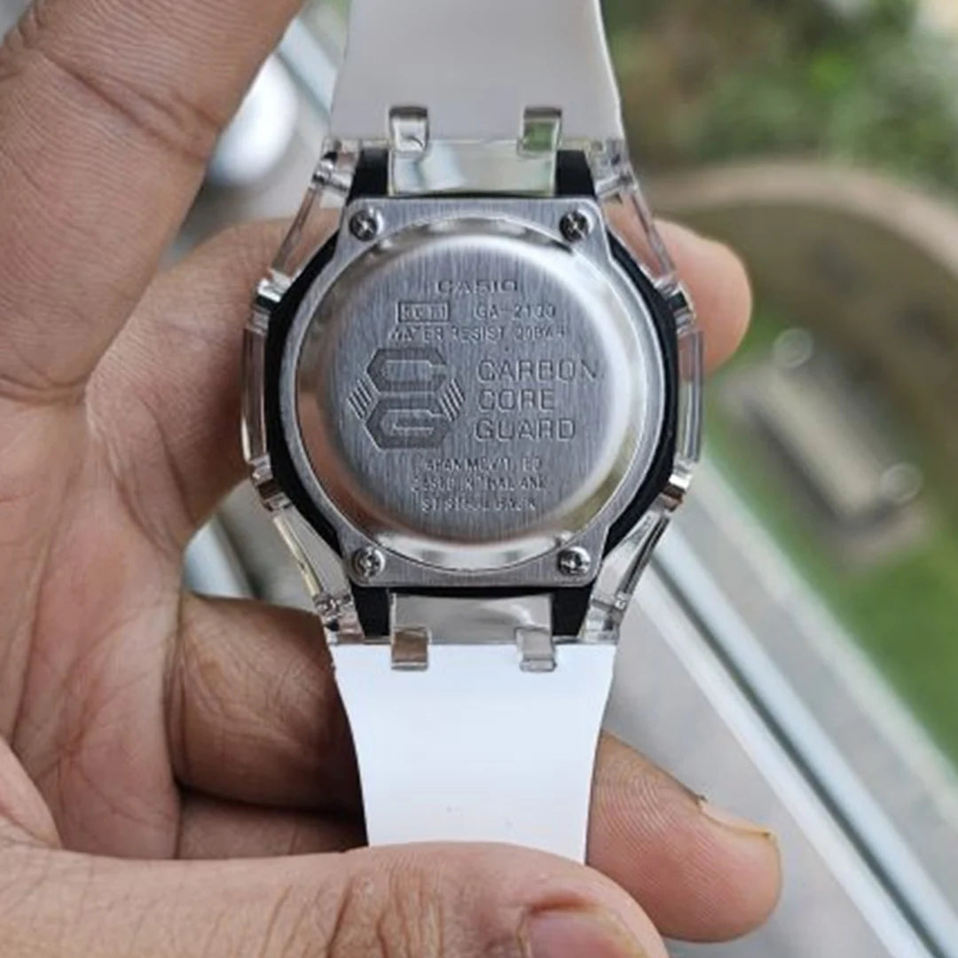 G-SHOCK White Silicon Premium Watch