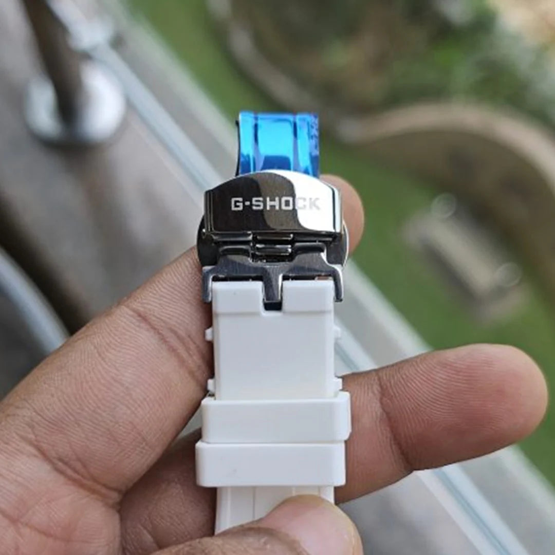 G-SHOCK White Silicon Premium Watch