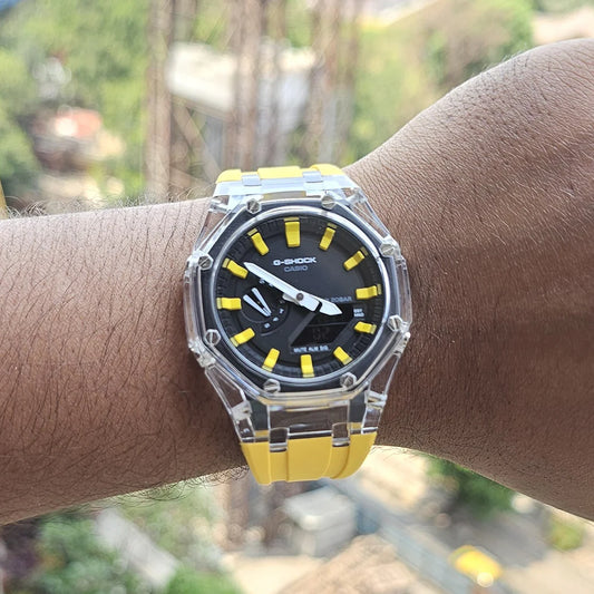 G-SHOCK Yellow Silicon Premium Watch