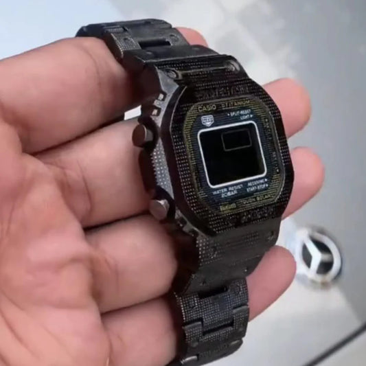 G-SHOCK Black Gold Rubber Watch
