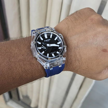 G-SHOCK Blue Silicon Premium Watch