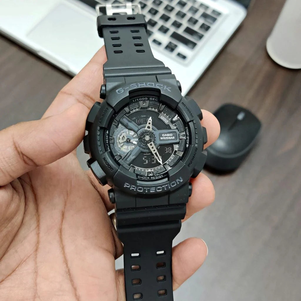 G shock GA 110 Black Rubber Watch Living Luxary g-shock-ga-110-black-rubber-watch-living-luxary