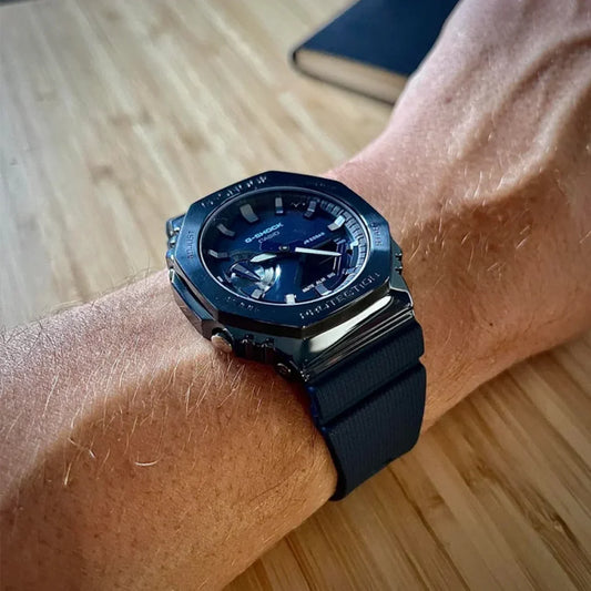 G-SHOCK Gm 2100 Stainless Steel Blue Watch