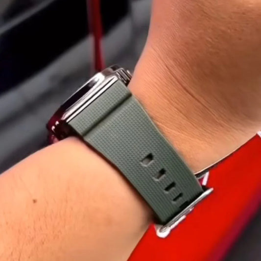 G-SHOCK Gm 2100 Stainless Steel Green Strap Watch