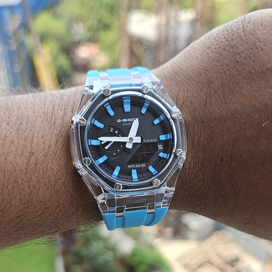 G-SHOCK Sky Blue Silicon Premium Watch