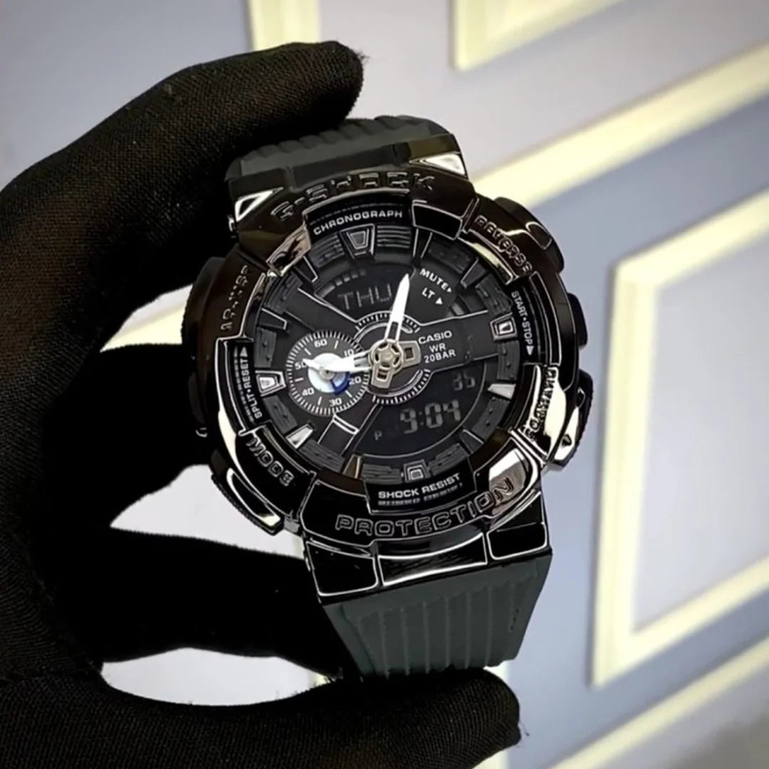 G-SHOCK Stainless Steel Black Round Watch