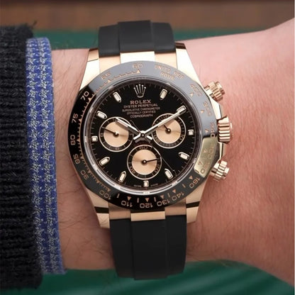 Rolex Cosmograph Daytona Rosegold With Fiber Belt