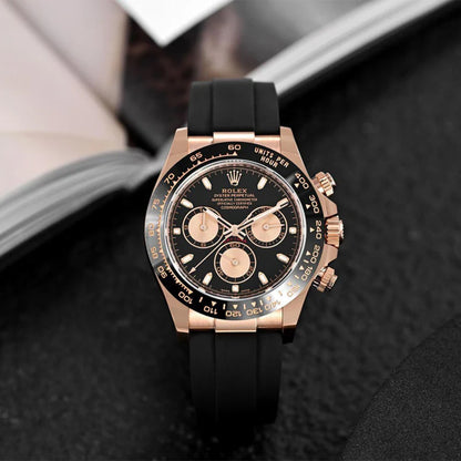 Rolex Cosmograph Daytona Rosegold With Fiber Belt