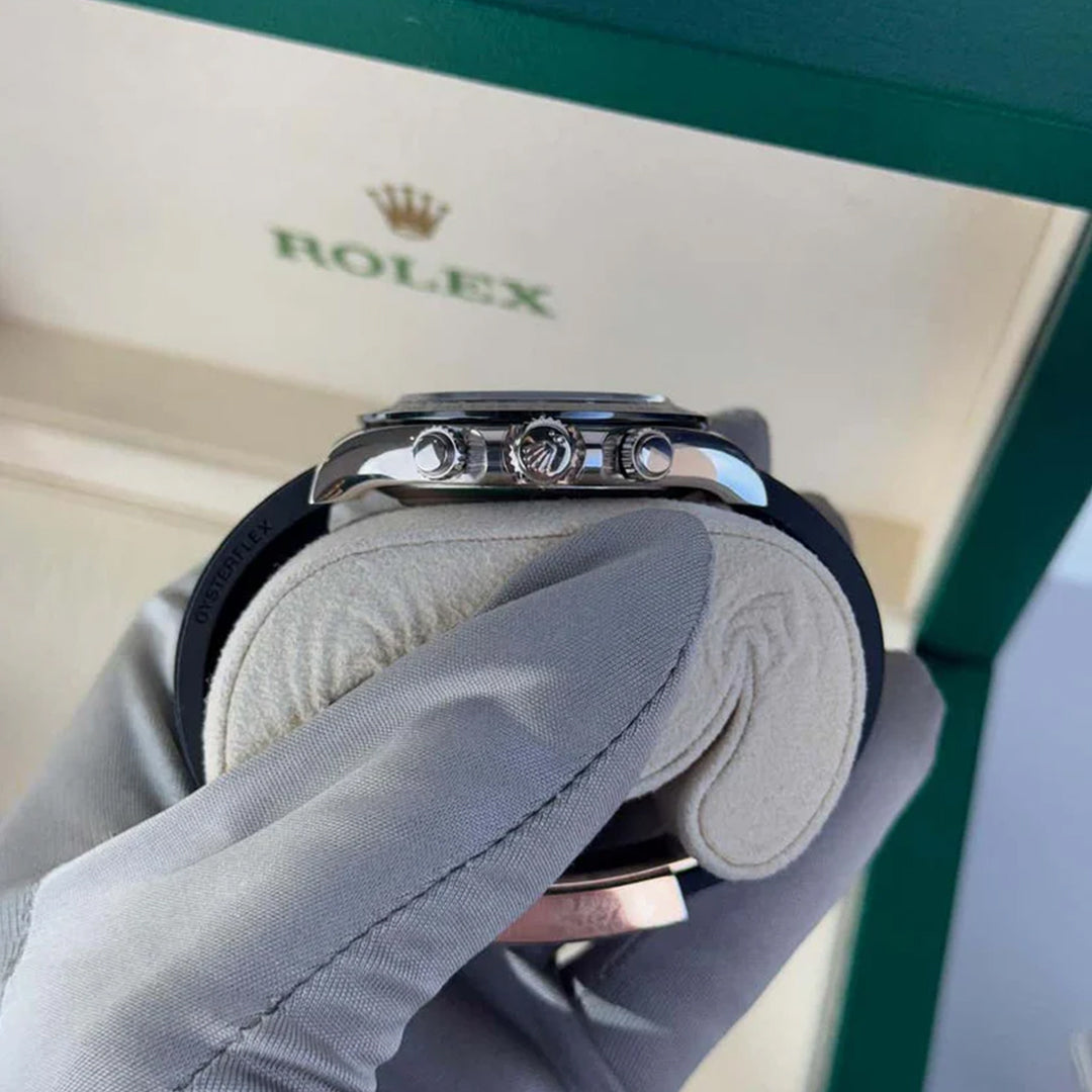 Rolex Cosmograph Daytona Silver With Fiber Belt