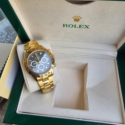 Rolex Daytona Golden Engraved Watch