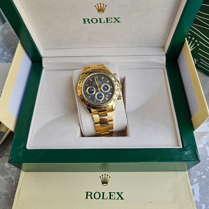 Rolex Daytona Golden Engraved Watch