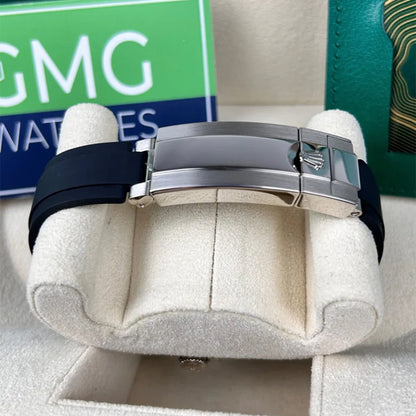 Rolex Yacht Master Silicon Band Silver Black Virat Kholi Watch