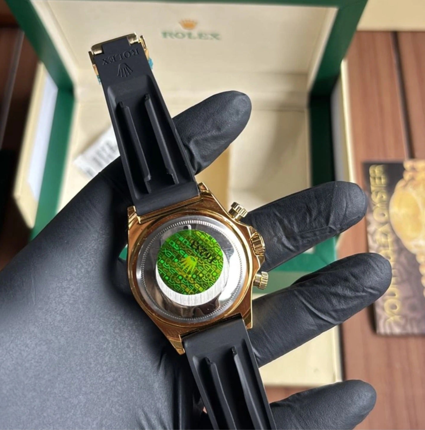 Rolex Daytona Eye of Tiger Gold Diamond Watch